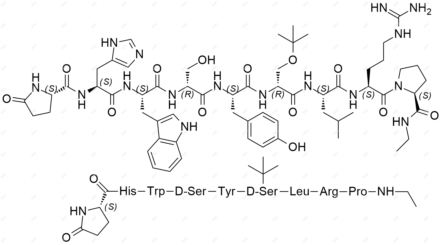 布舍瑞林EP杂质B化学结构式