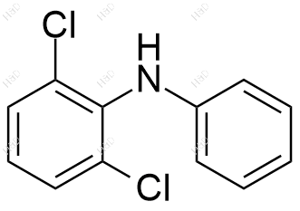 2,6-二氯二苯胺化学结构式