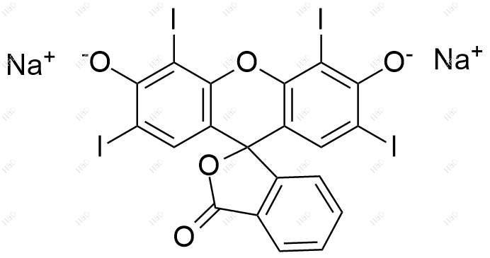 赤藓红B化学结构式
