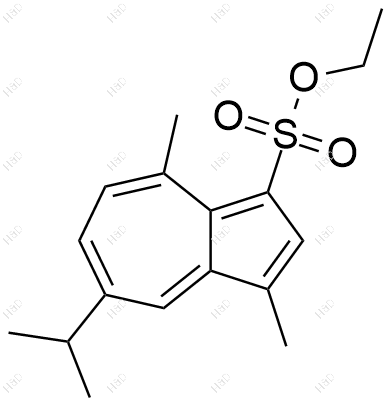 薁磺酸钠杂质6结构式