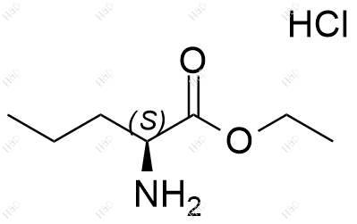 L-戊氨酸乙酯盐酸盐化学结构式