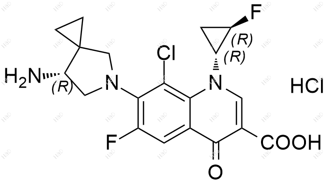 西他沙星RRR异构体(盐酸盐)结构式