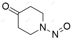 1-亚硝基-4-哌啶酮化学结构式
