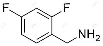 2,4-二氟苄胺化学结构式