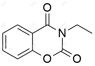 3-乙基-1,3-苯并噁嗪-2,4-二酮结构式