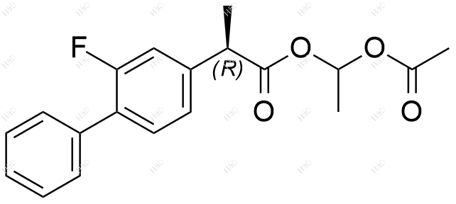 (R)-氟比洛芬酯结构式