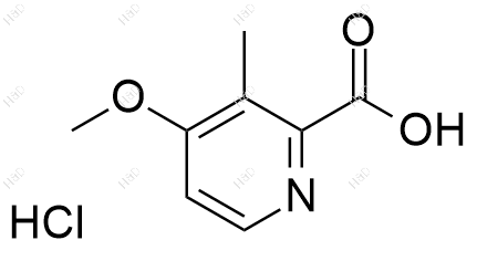 4-甲氧基-3-甲基吡啶-2-甲酸(盐酸盐)结构式