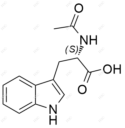 N-乙酰-L-色氨酸结构式