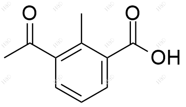 3-乙酰-2-甲基苯甲酸化学结构式