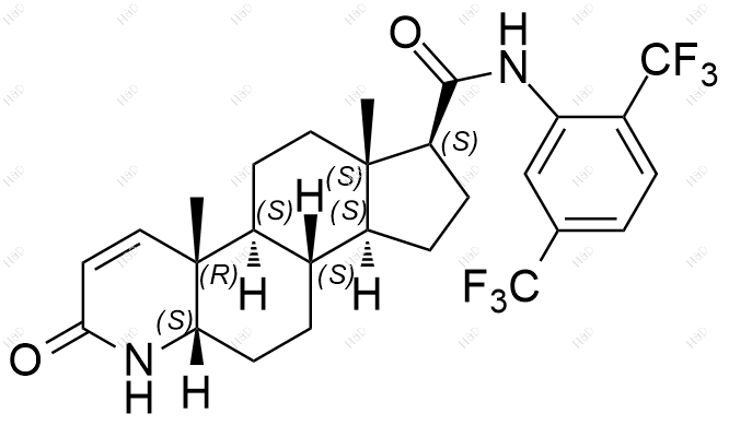 5β-度他雄胺结构式