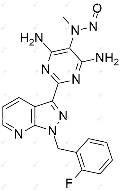 利奥西呱亚硝基杂质38结构式