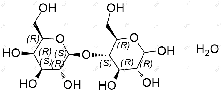 D(+)-乳糖一水合物结构式
