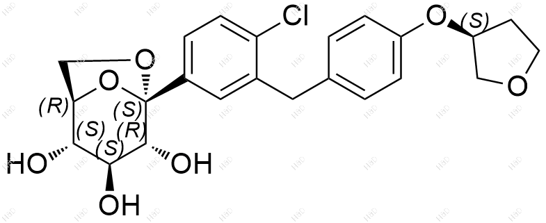 恩格列净杂质47结构式