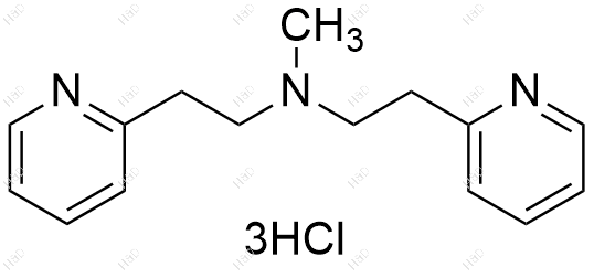 倍他司汀EP杂质C(三盐酸盐）结构式