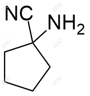 1-氨基环戊烷甲腈化学结构式