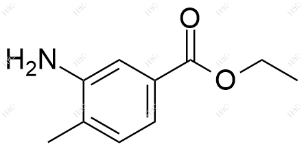 3-氨基-4-甲基苯甲酸乙酯化学结构式