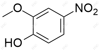 4-硝基愈创木酚化学结构式