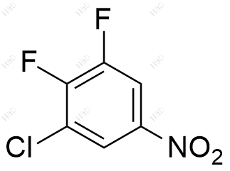 1-氯-2,3-二氟-5-硝基苯化学结构式