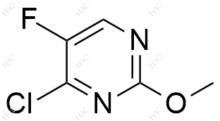 2-甲氧基-4-氯-5-氟嘧啶结构式