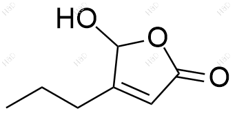 5-羟基-4-丙基-2(5H)-呋喃酮化学结构式
