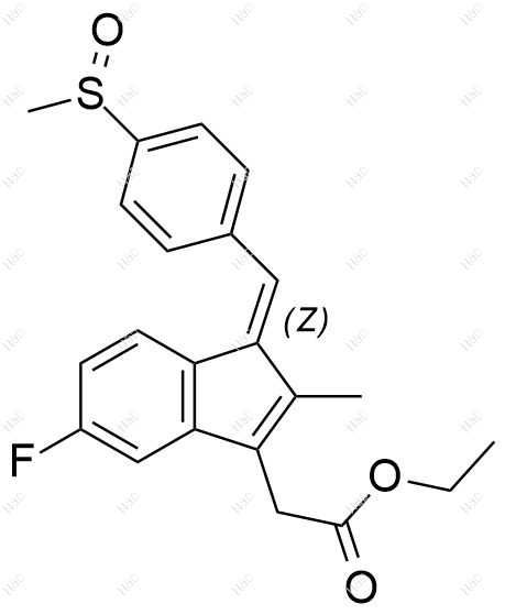 舒林酸杂质12结构式