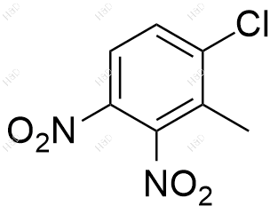 1-氯-2-甲基-3,4-二硝基苯化学结构式