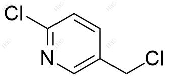 2-氯-5-氯甲基吡啶化学结构式