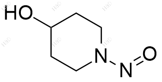 N-亚硝基-4-羟基哌啶结构式