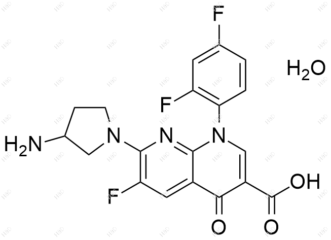 托氟沙星水合物结构式