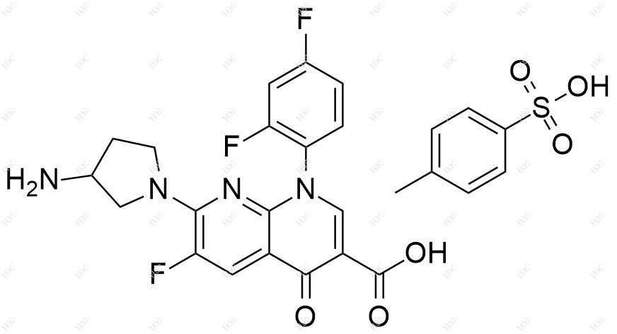 对甲苯磺酸托氟沙星结构式