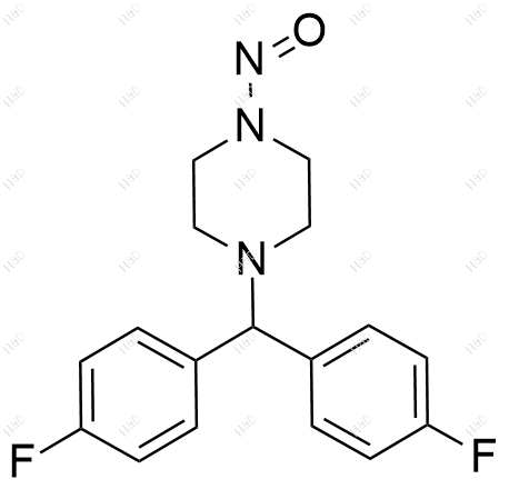 N-亚硝基氟桂利嗪EP杂质A结构式
