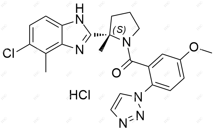 达利雷生杂质9(盐酸盐)结构式