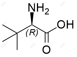 D-叔亮氨酸结构式