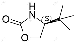 (S)-4-叔丁基-2-噁唑烷酮化学结构式