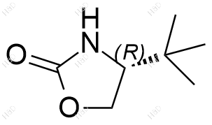 (R)-4-叔丁基-2-噁唑烷酮化学结构式