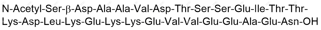 [β-Asp²]-胸腺法新结构式