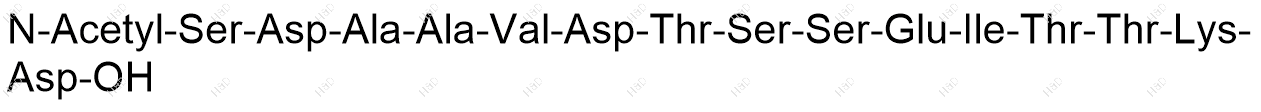 [Ac-Ser1-Asp15-OH]-胸腺法新结构式