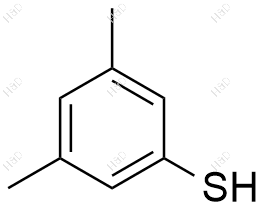 3，5-二甲基苯硫酚结构式