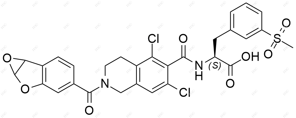 立他司特杂质64结构式