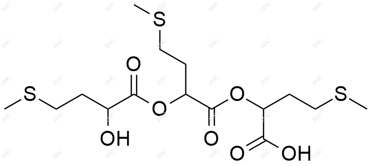 2-羟基-4-甲硫基丁酸三聚体结构式