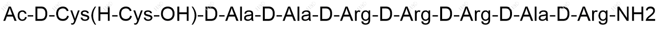 [D-Ala2-D-Ala2]维拉卡肽结构式