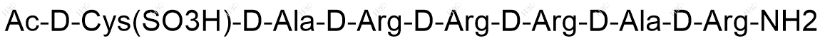 [D-Cys(SO3H)1]维拉卡肽结构式