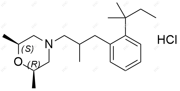 阿莫罗芬杂质22(盐酸盐)结构式