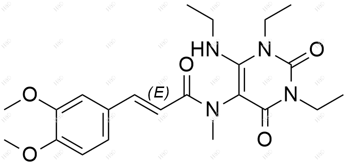 伊曲茶碱杂质19结构式