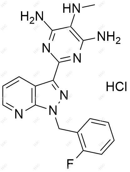 利奥西呱杂质7(盐酸盐)结构式