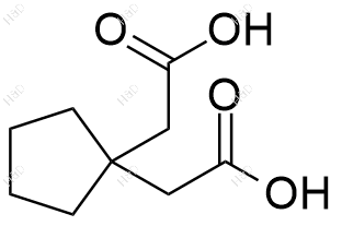 1,1-环戊烷二乙酸化学结构式