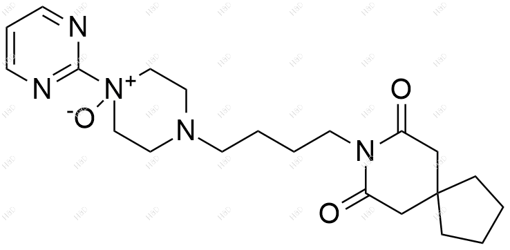 丁螺环酮氮氧化物杂质27结构式