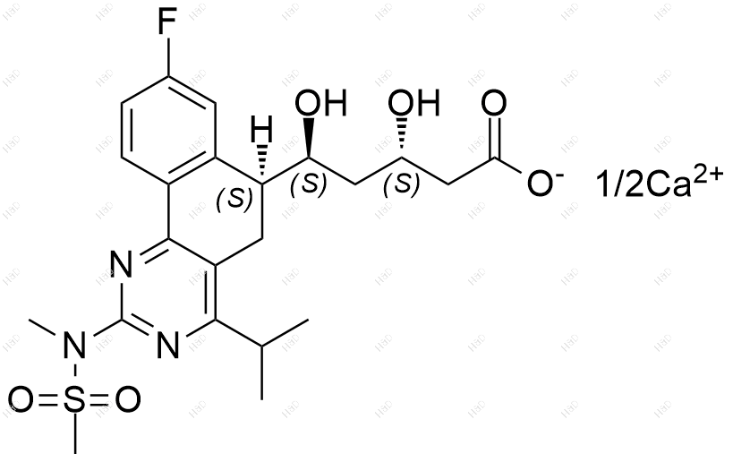 瑞舒伐他汀杂质217(钙盐)结构式