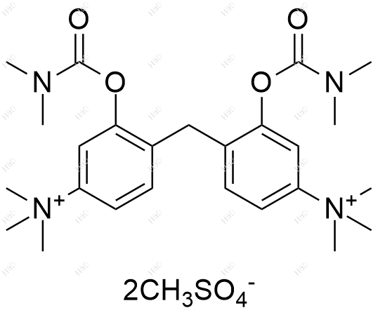 新斯的明杂质14(双甲硫酸盐)结构式