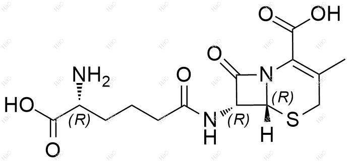 去乙酰氧基头孢菌素C结构式